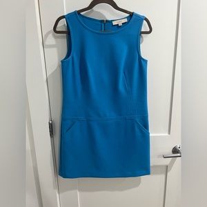 Ann Taylor Loft Blue Shift Dress